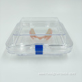 13x13x5cm Elastic Film Transparent Denture Box with Membrane